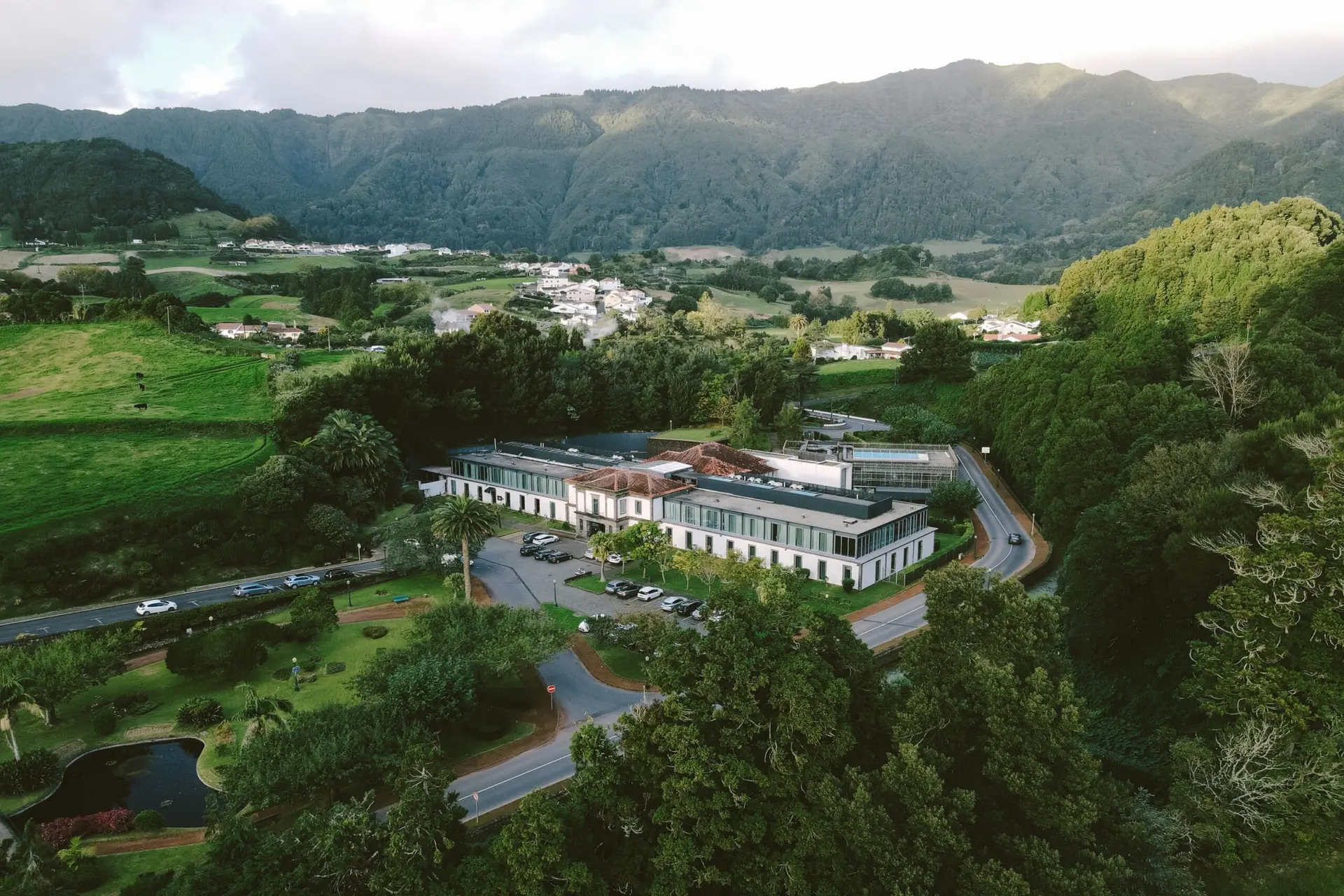 Aerial view overlooking Octant Hotels FurnasOctant Hotels Furnas