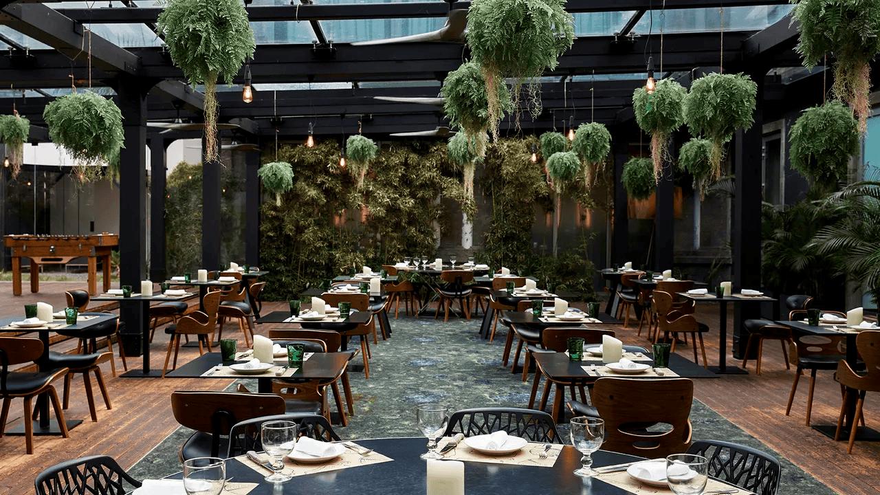 Indoor dining room at Octant Hotels Furnas