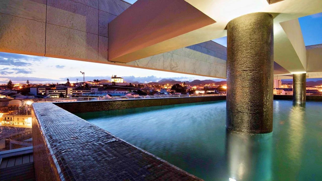 Outdoor swimming pool at Octant Hotels Ponta Delgada