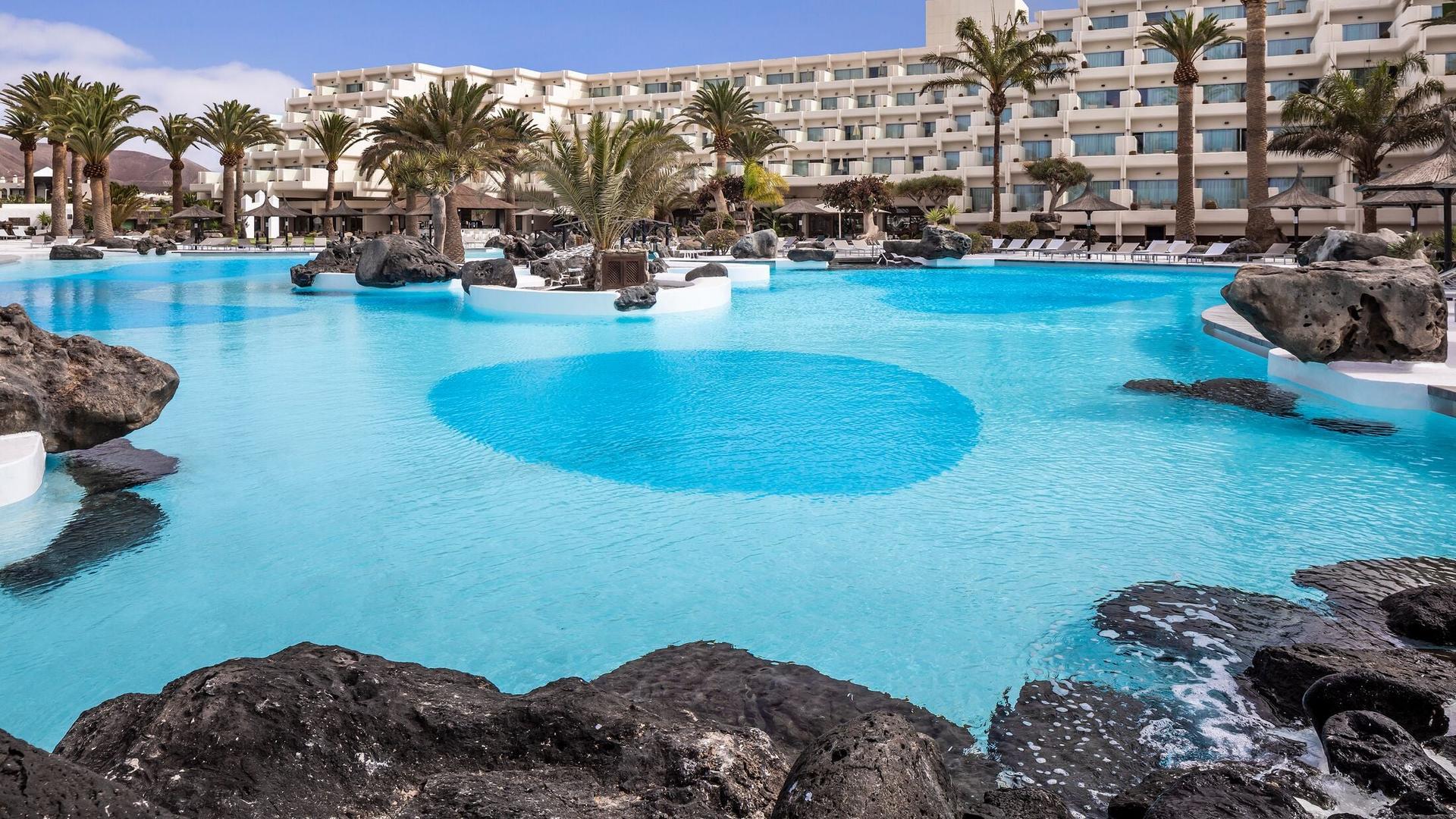Outdoor pool at Paradisus by Meliá Salinas Lanzarote