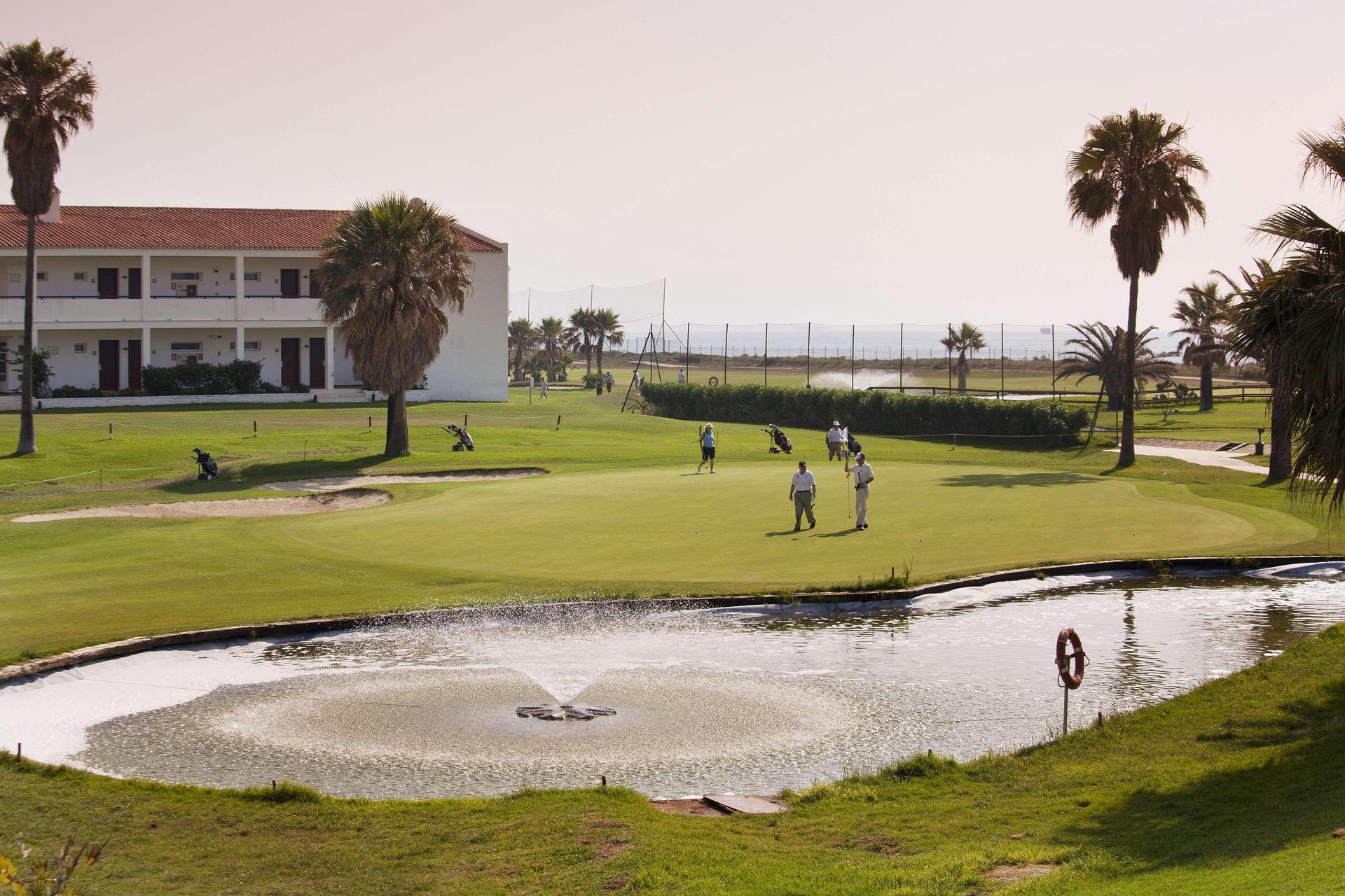 Overhead view of Parador de Malaga Golf