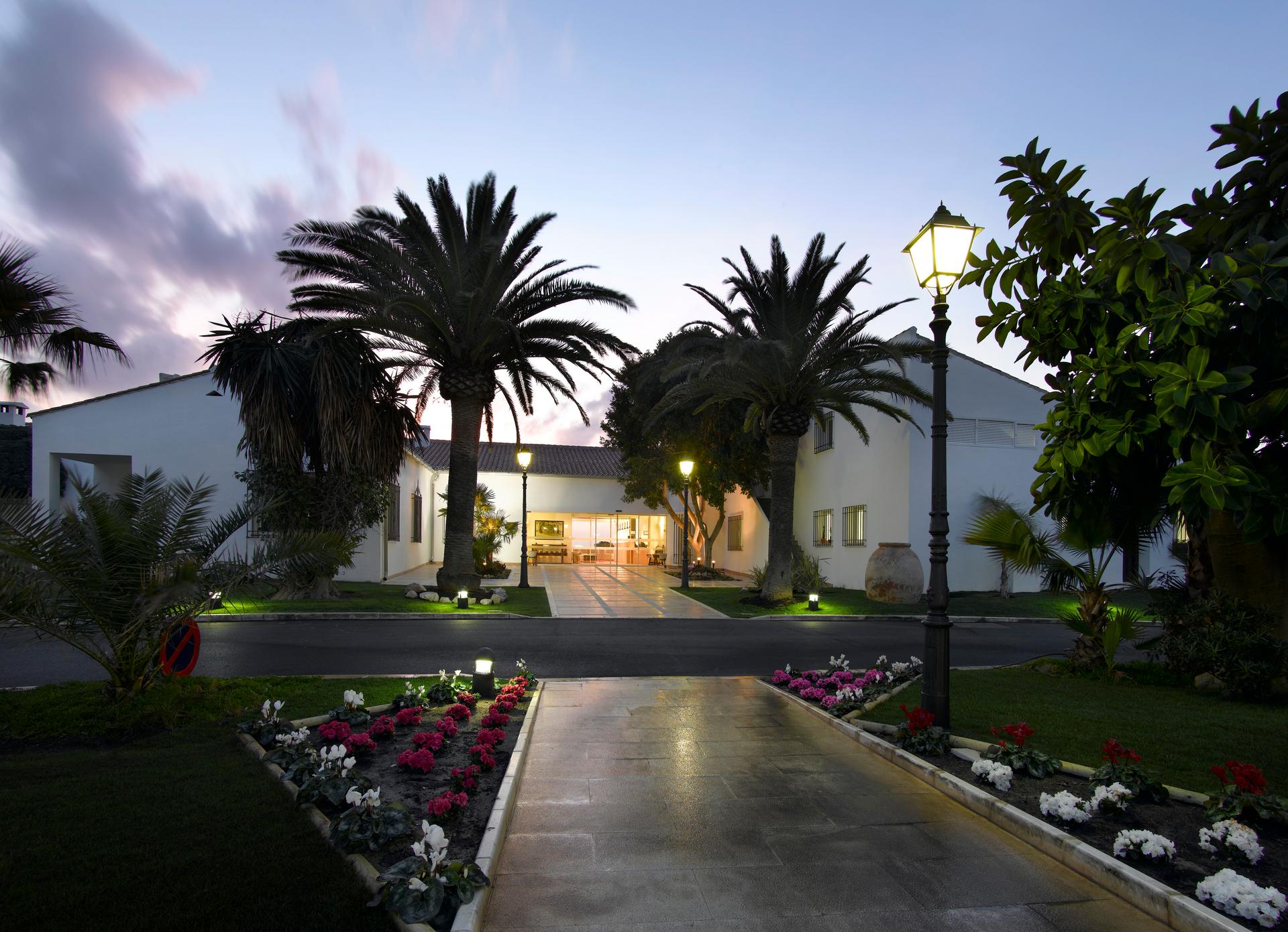 Panoramic view of the Parador de Malaga Golf building