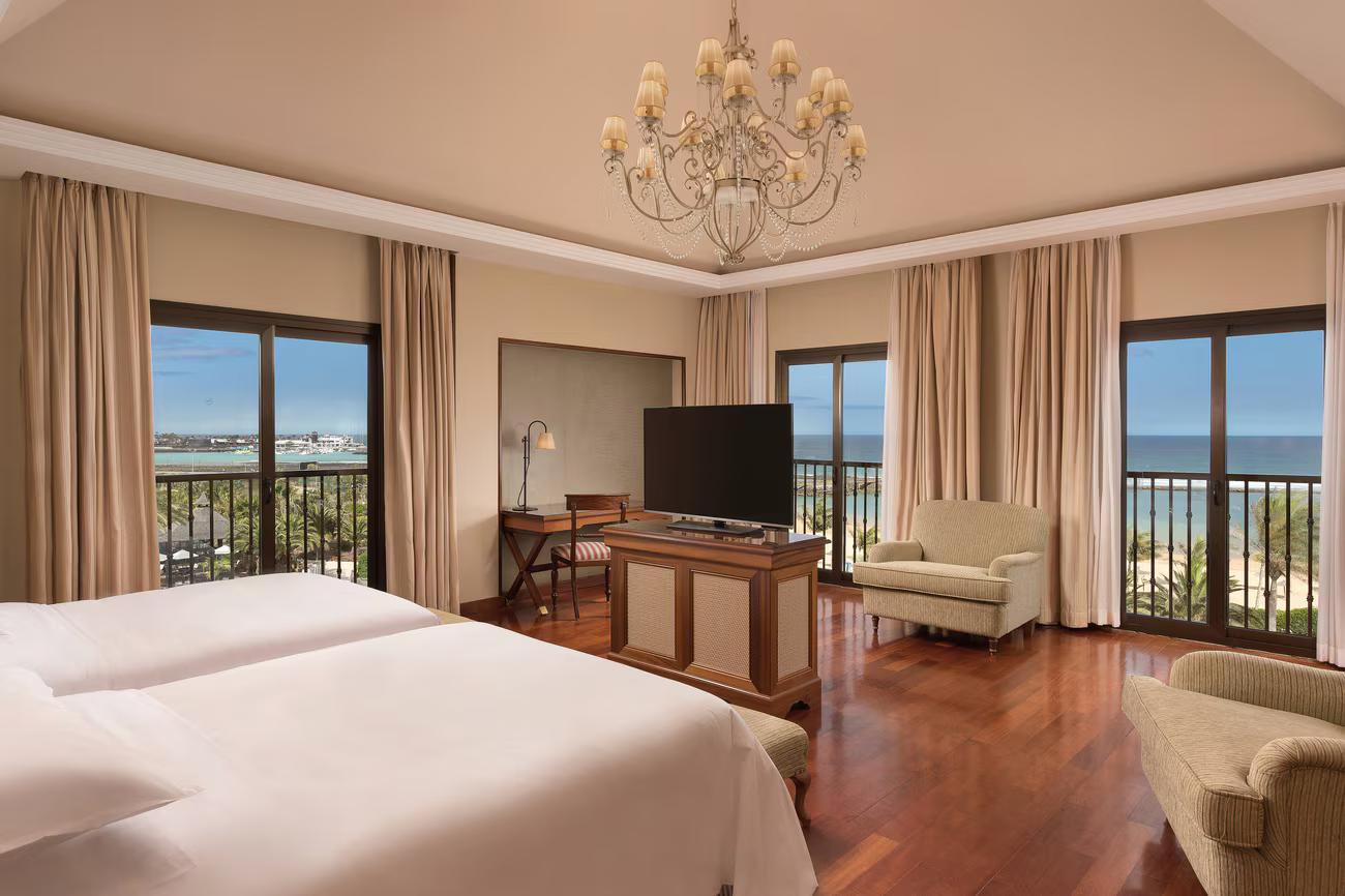 Double bed suite at Sheraton Fuerteventura Beach, Golf & Spa Resort