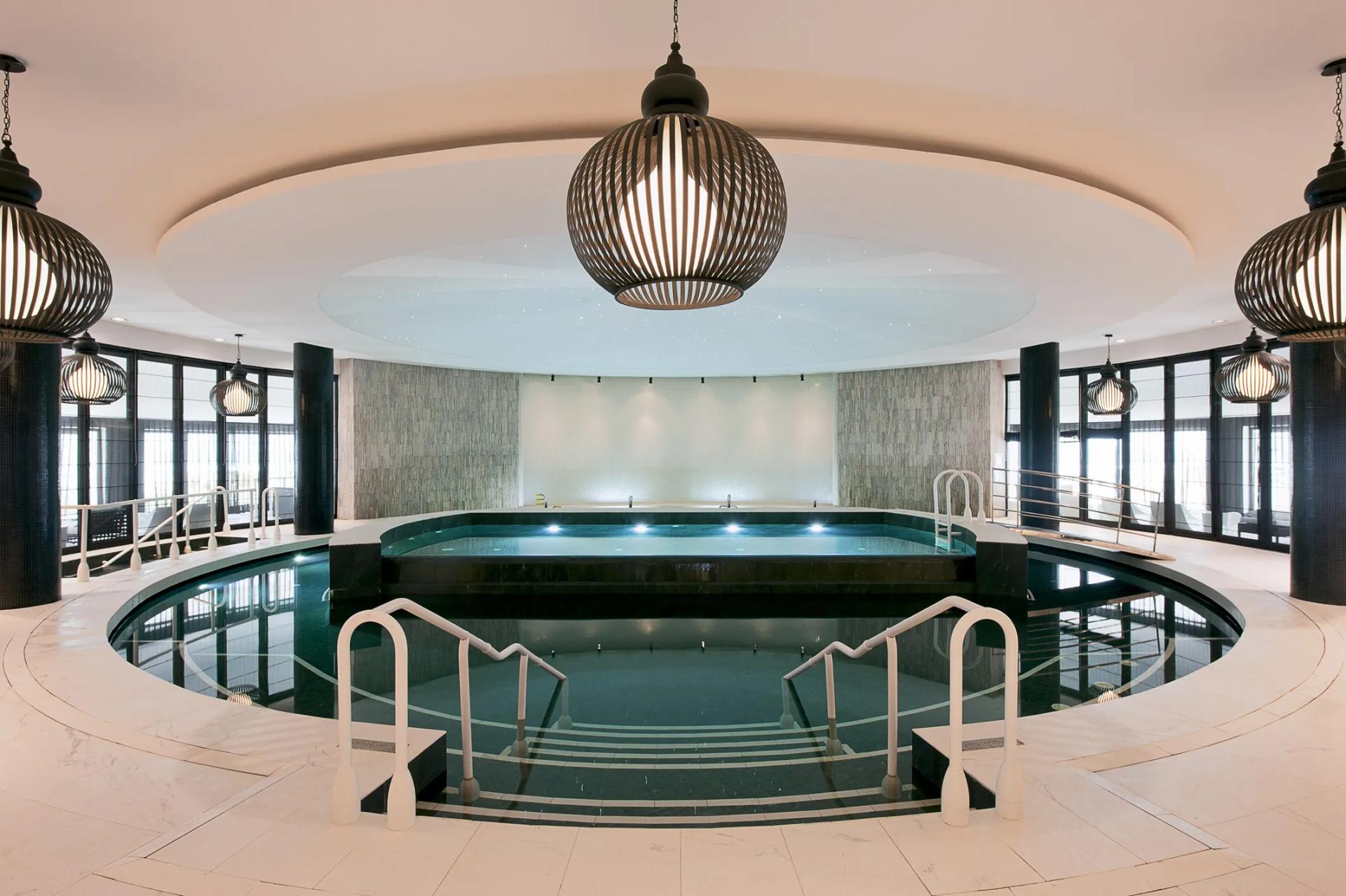 Indoor pool as part of the spa facilities at Sofitel Agadir Thalassa Sea & Spa