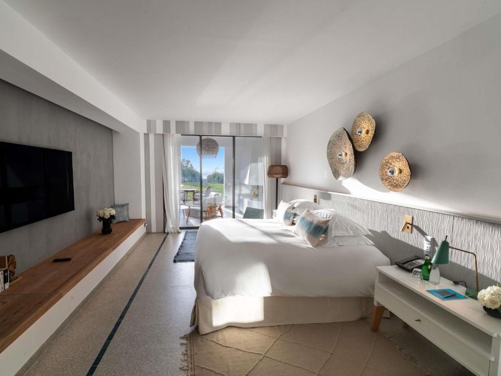 Spacious double bed suite at Sofitel Agadir Thalassa Sea & Spa