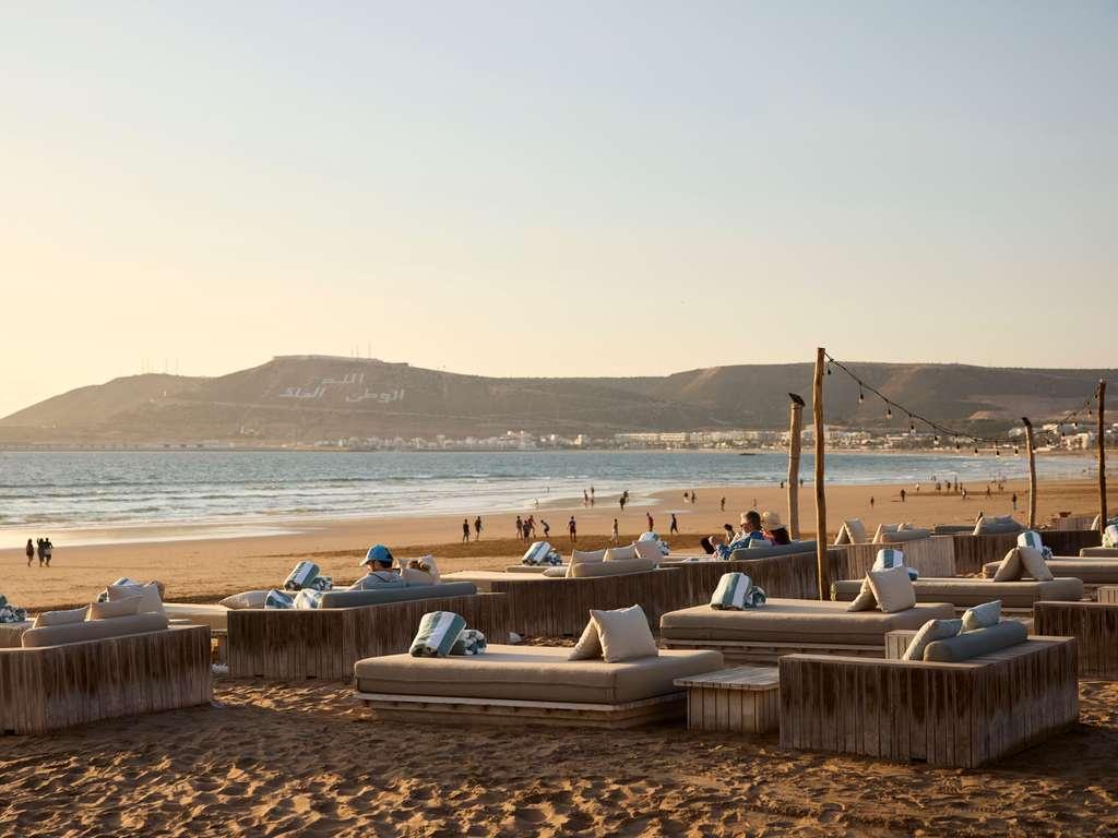 Beach access at Sofitel Agadir Thalassa Sea & Spa