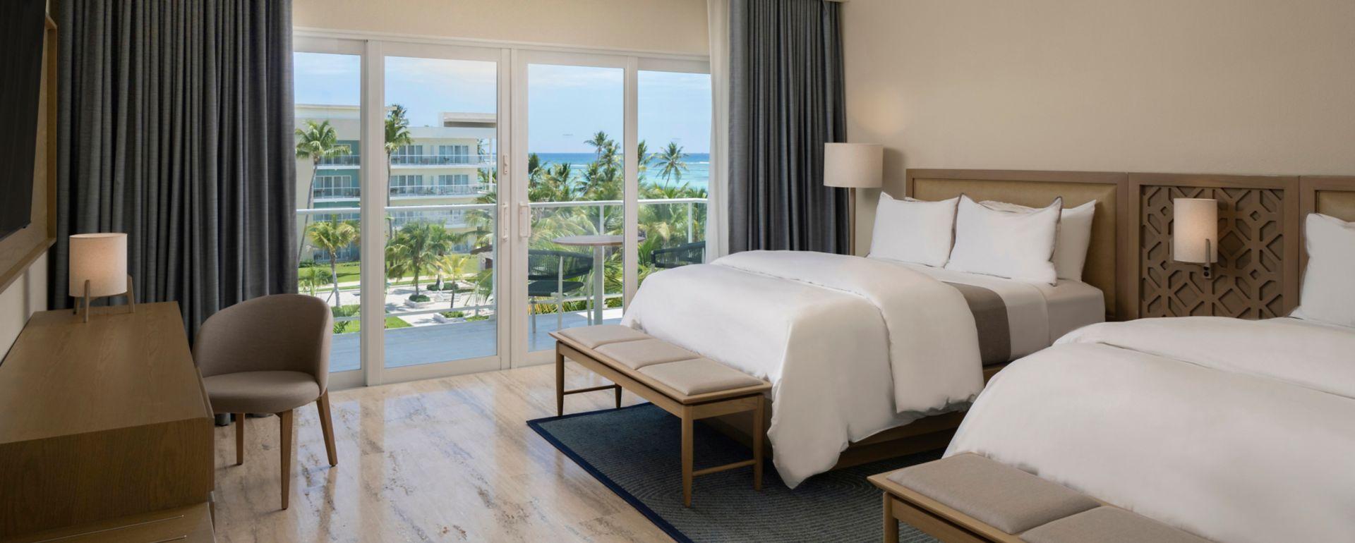 Luxurious twin bed suite at The Westin Puntacana Resort & Club