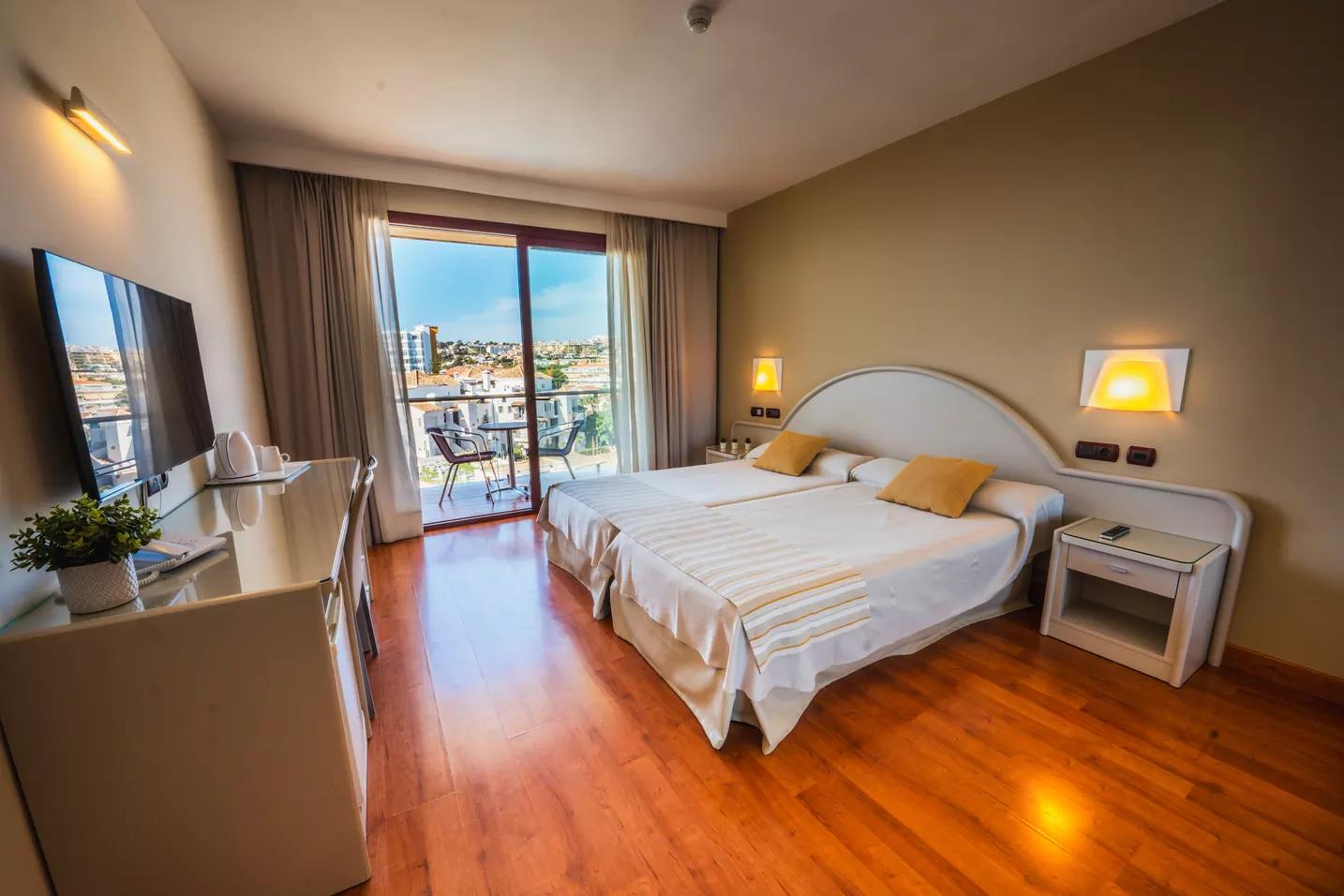 Double bed suite at VIK Gran Hotel Costa del Sol