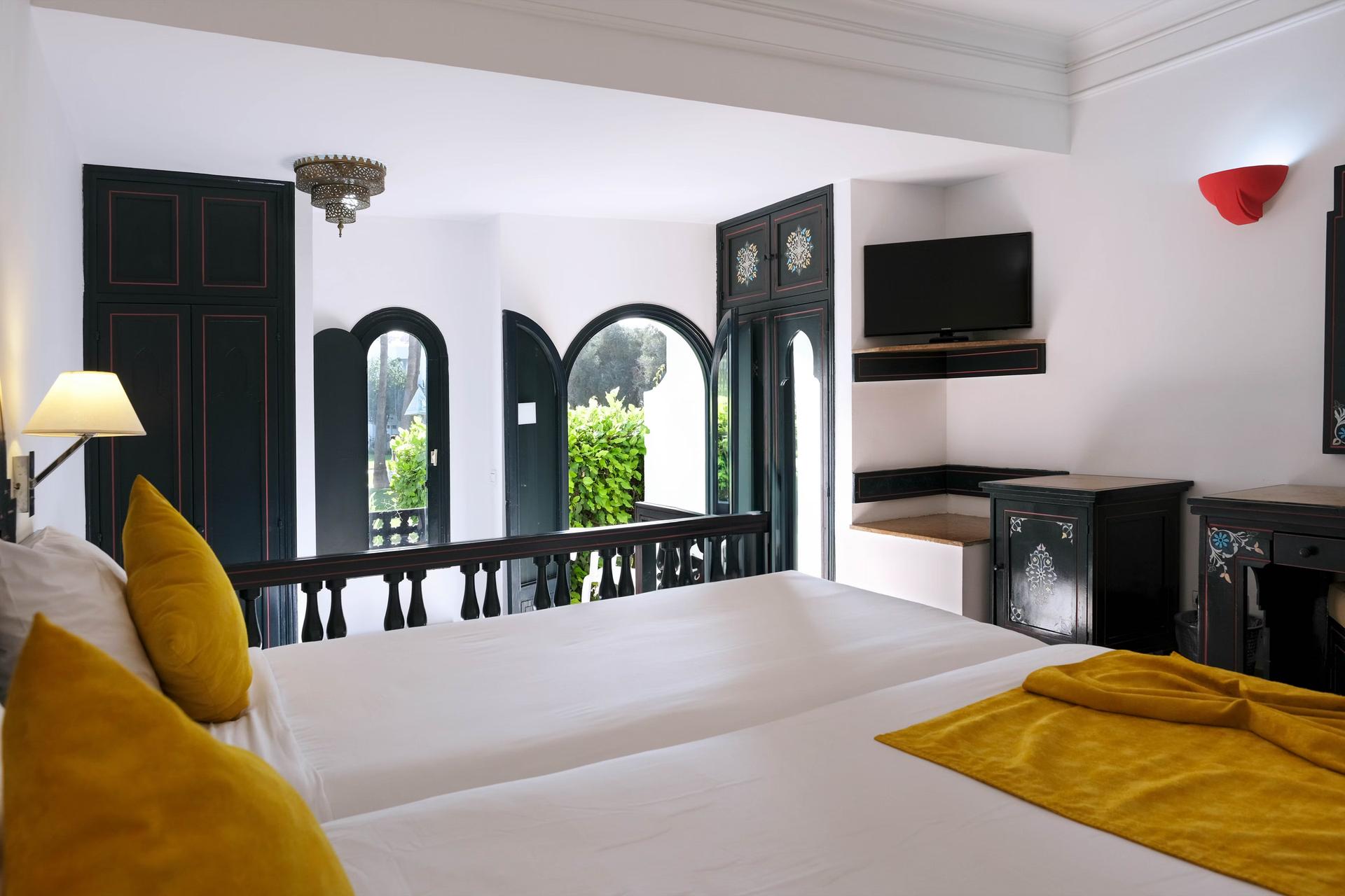 Luxury double bed suite at Valeria Jardins d’Agadir Resort