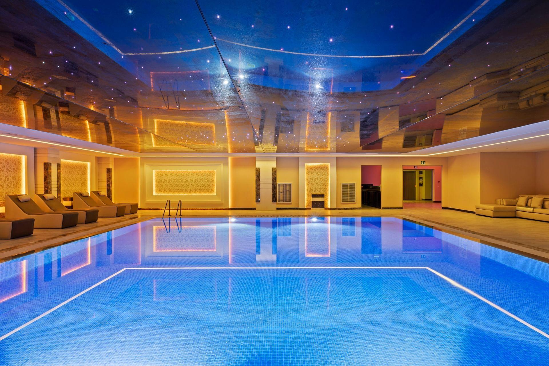 Indoor pool as part of the spa facilities at White Beach Resort Taghazout