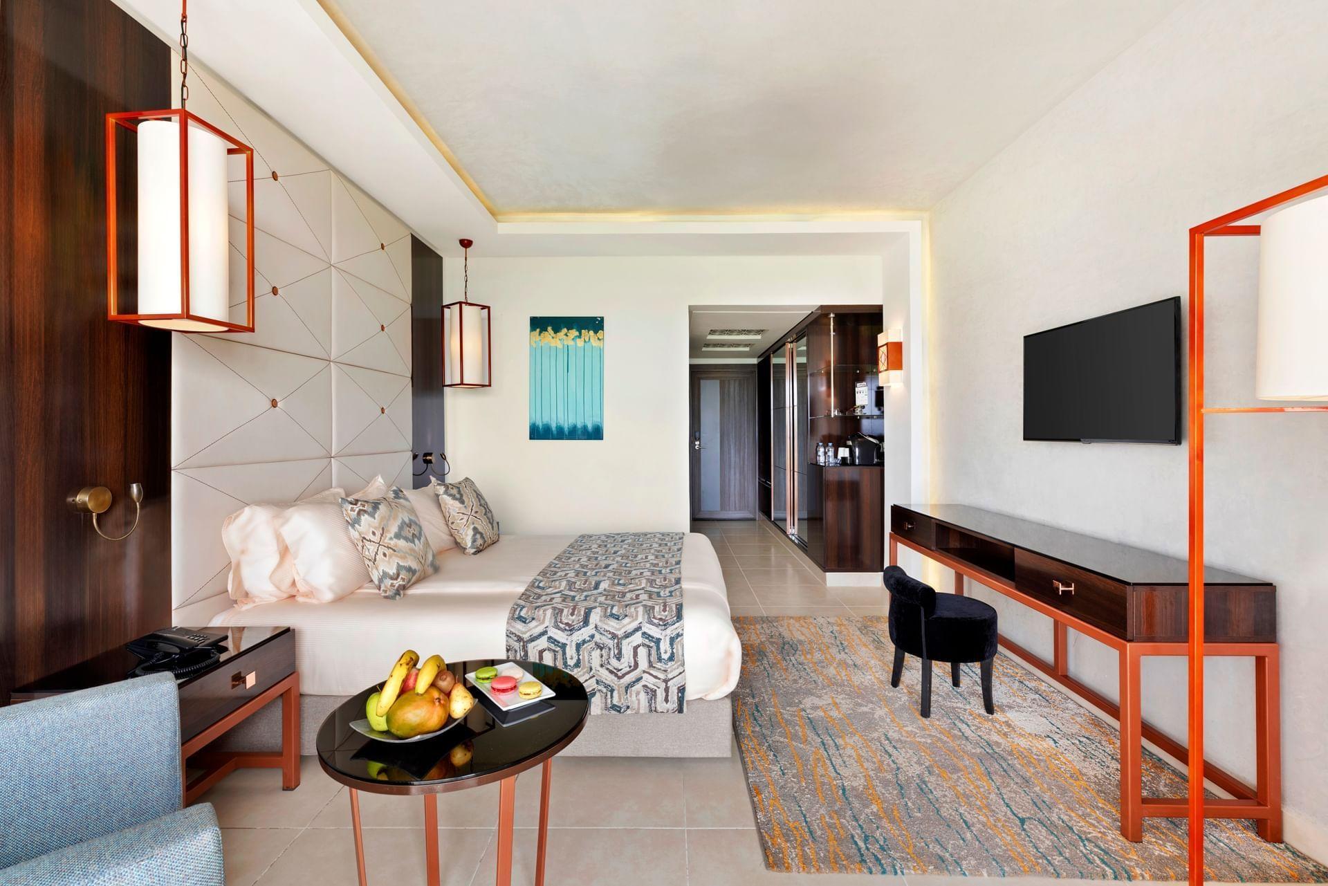 Double bed suite at White Beach Resort Taghazout