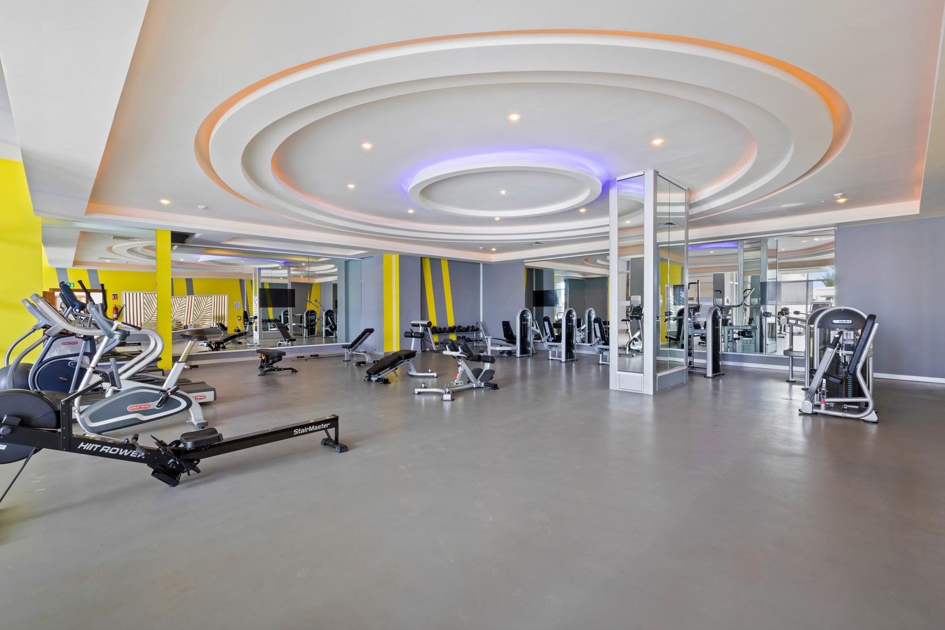 Gym facilities at White Beach Resort Taghazout