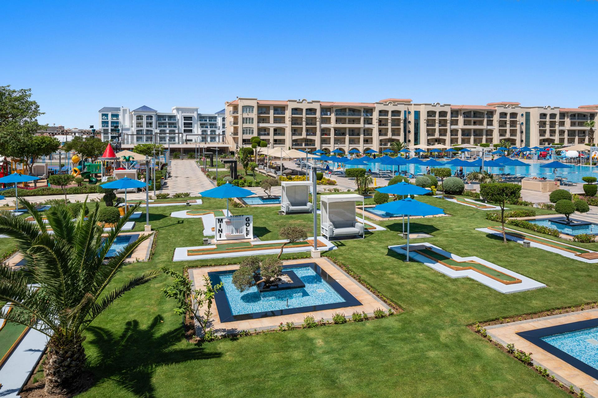 Panoramic view of White Beach Resort Taghazout
