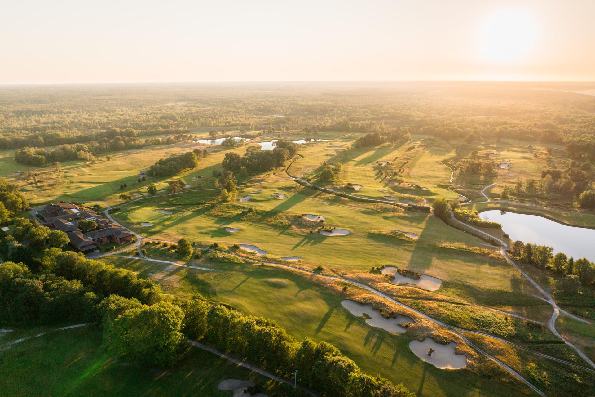 Aerial view of the Cabot Bordeaux MGallery Collection golf course