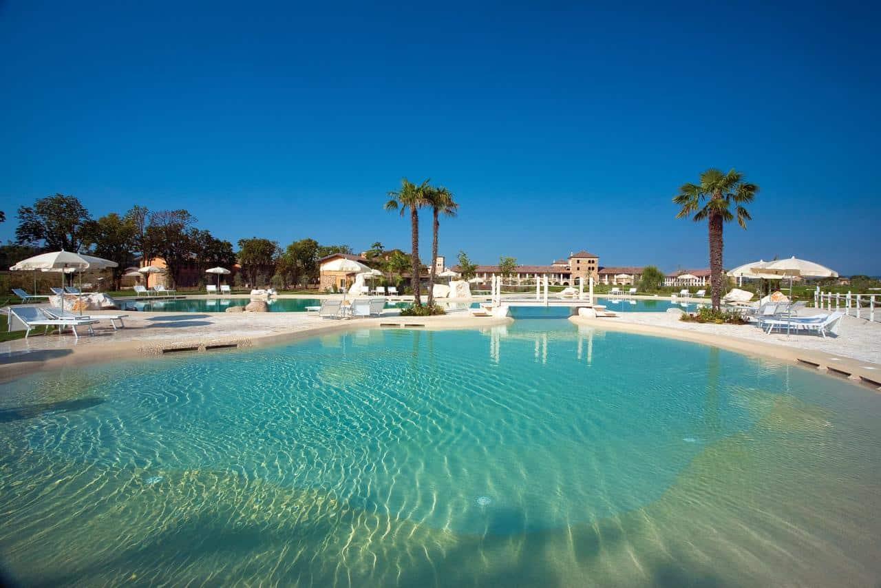 Outdoor pool at Chervò Golf Hotel Spa & Resort
