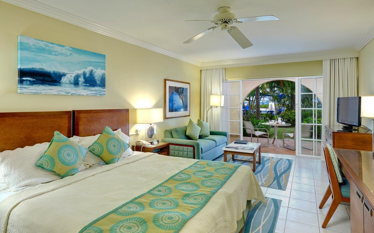 Double bed suite at Turtle Beach by Elegant Hotels