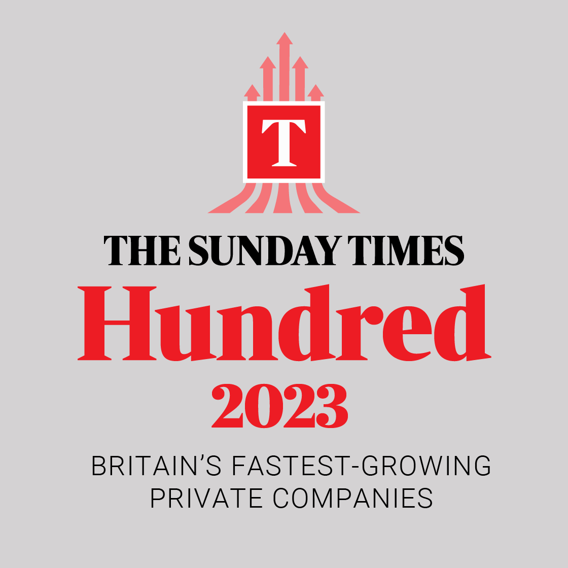 The Sunday Times - Top 100 of Britain's Fastest Growing Private Companies