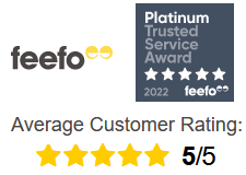 5 Star Feefo Reviews - Golf Travel Centre